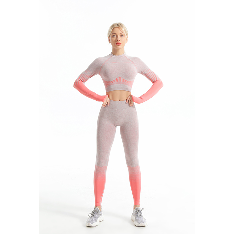 Seamless Longsleeve top and leggings sets