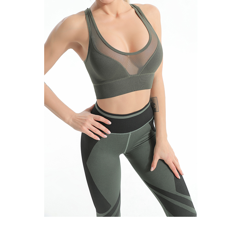 Seamless Push up Sports Bra TW2134 - twinall