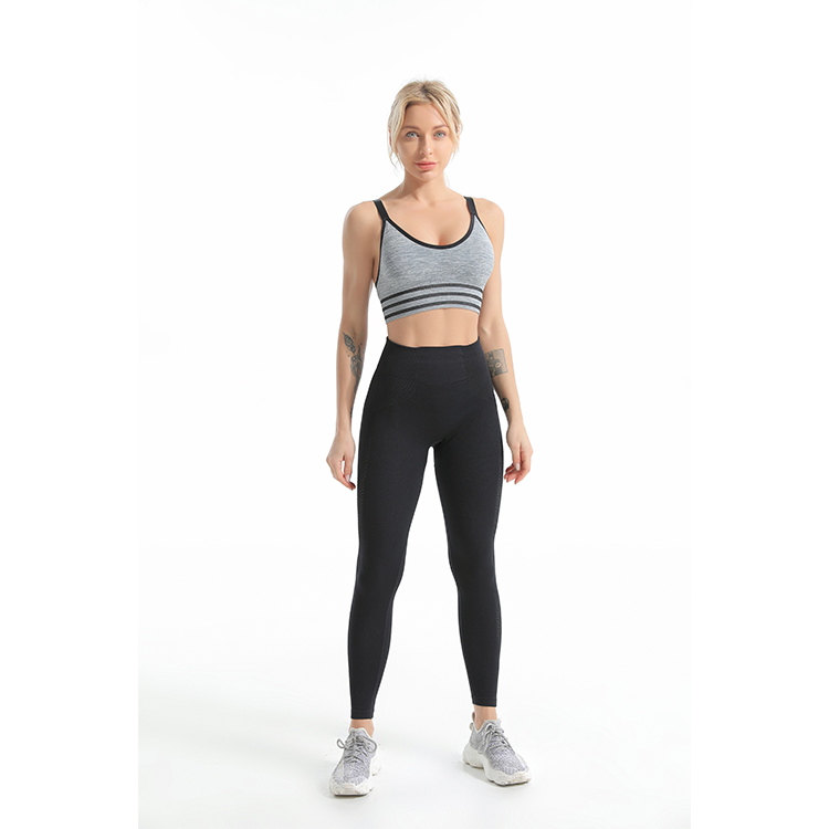 Seamless sports bra and legging gym sets