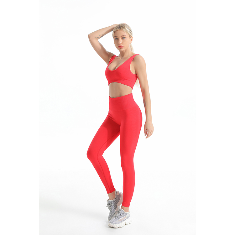 seamless sports bra and leggings sets 1