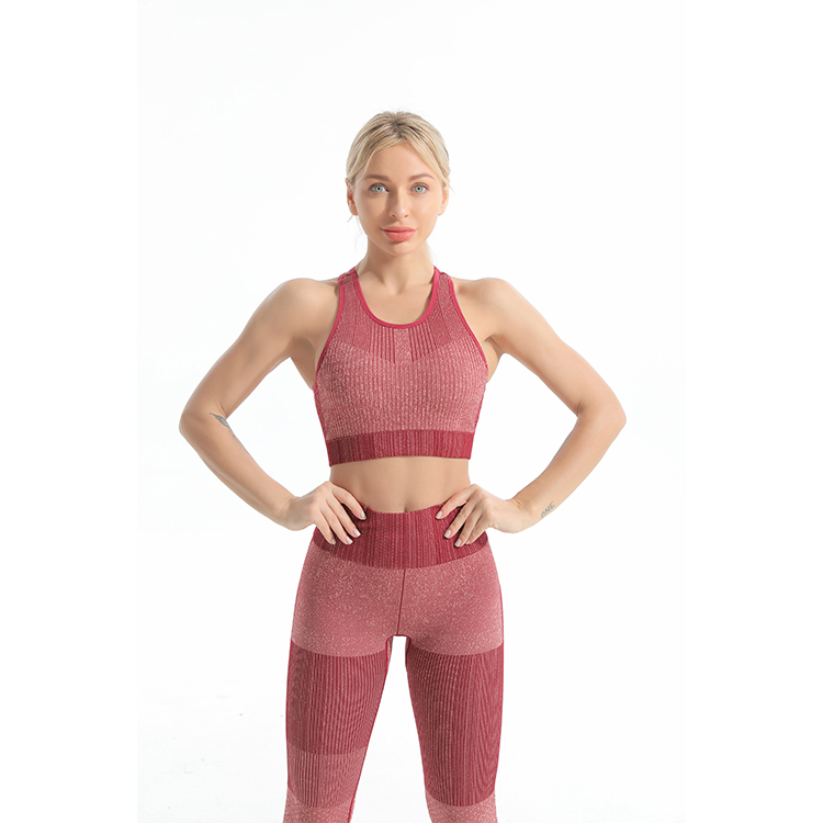 seamless sports bra front